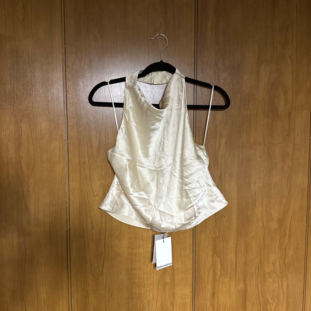 NWT Reformation Sera Silk Two Piece - Picture 9 of 11
